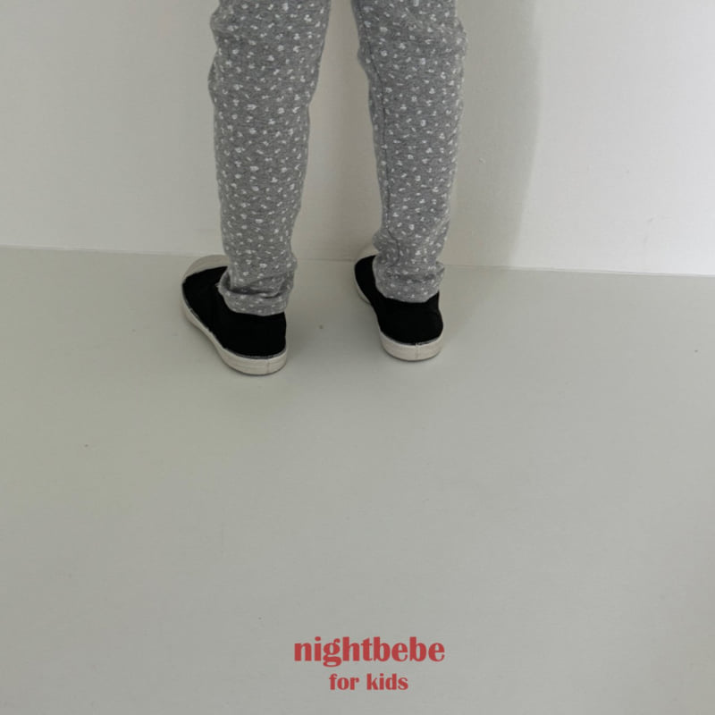 Night Bebe - Korean Children Fashion - #childrensboutique - Deep Flower Leggings - 8