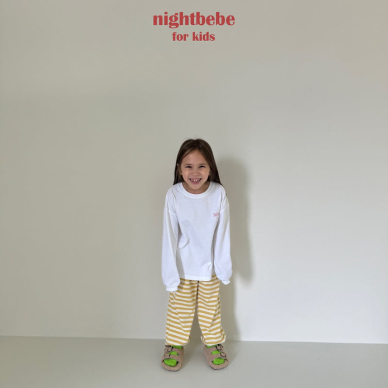 Night Bebe - Korean Children Fashion - #designkidswear - Named Tee - 8