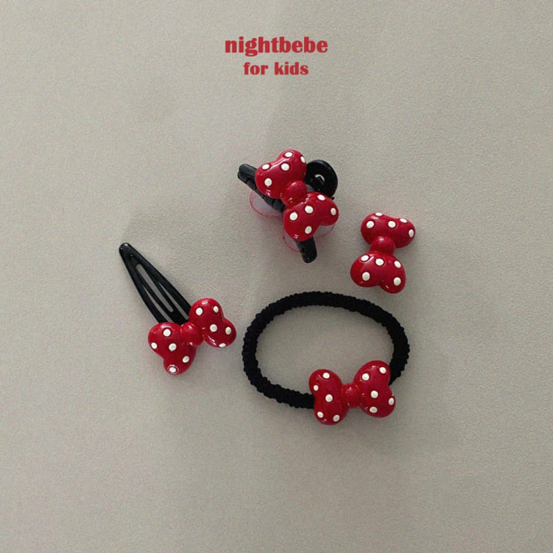 Night Bebe - Korean Children Fashion - #designkidswear - Ready Hair Accessory Set - 3