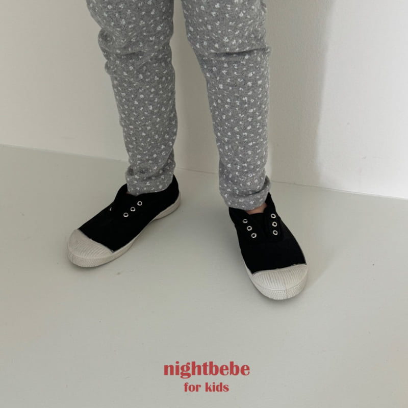 Night Bebe - Korean Children Fashion - #discoveringself - Deep Flower Leggings - 10