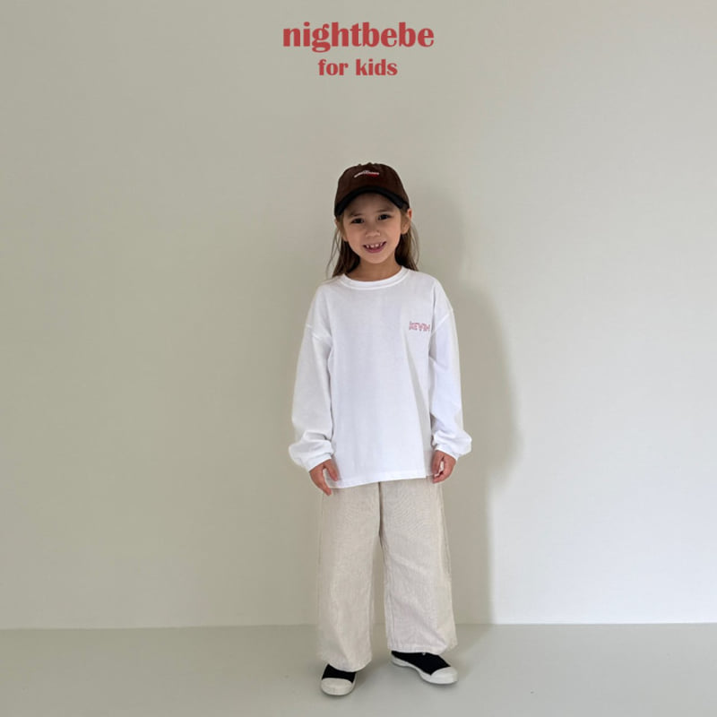 Night Bebe - Korean Children Fashion - #fashionkids - Named Tee - 10