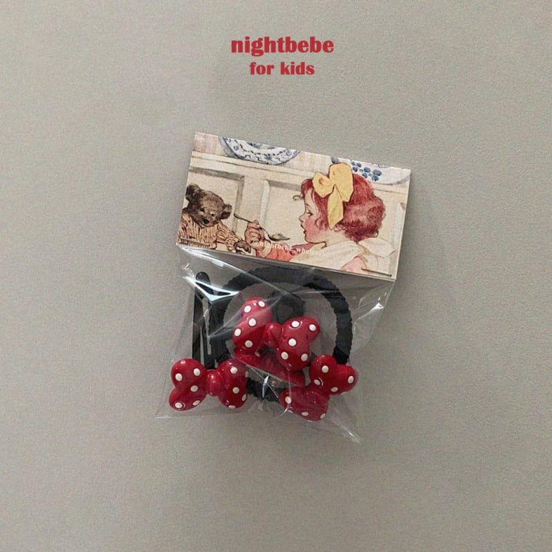 Night Bebe - Korean Children Fashion - #kidsshorts - Ready Hair Accessory Set - 6