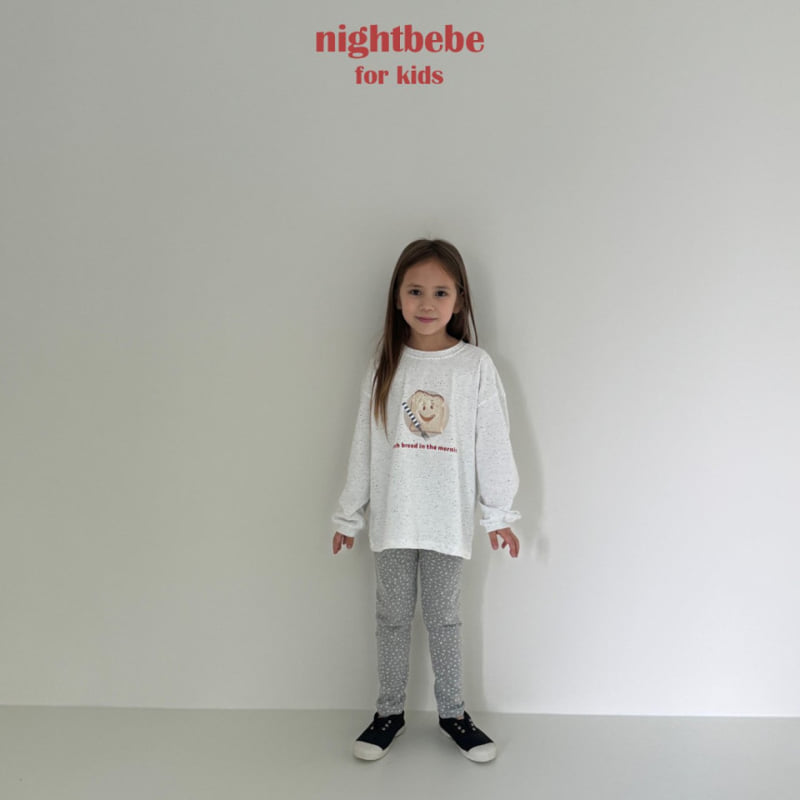 Night Bebe - Korean Children Fashion - #kidsstore - Bread Tee - 6