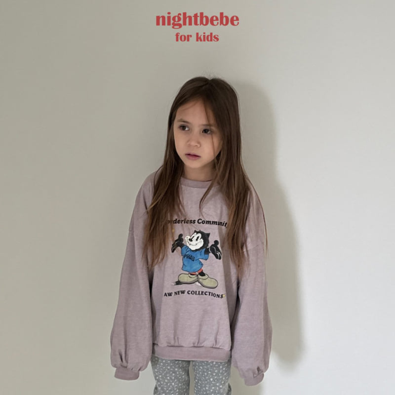 Night Bebe - Korean Children Fashion - #Kfashion4kids - Pigment Sweatshirt - 4