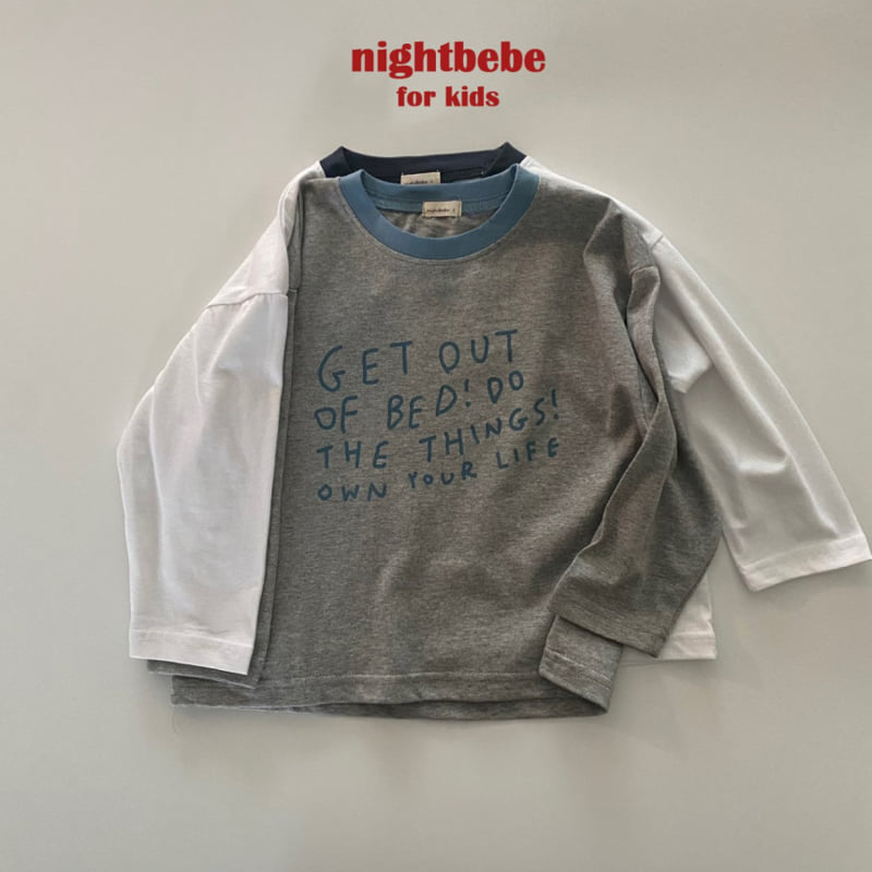 Night Bebe - Korean Children Fashion - #littlefashionista - Only Colored Tee with Mom