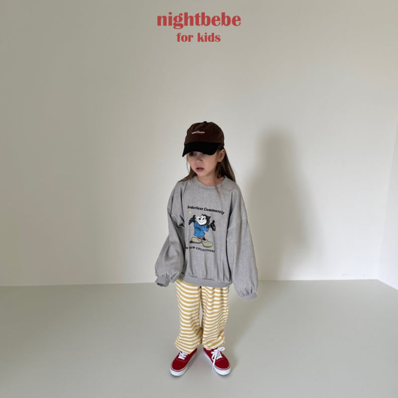 Night Bebe - Korean Children Fashion - #minifashionista - Pigment Sweatshirt - 6