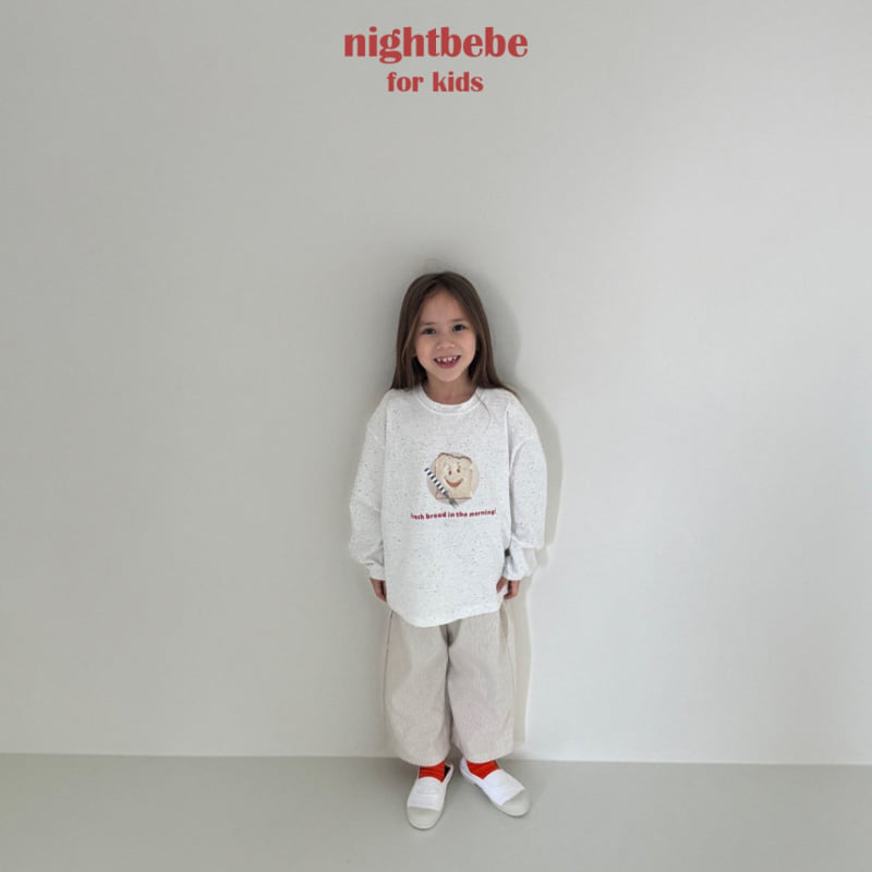 Night Bebe - Korean Children Fashion - #minifashionista - Bread Tee - 11