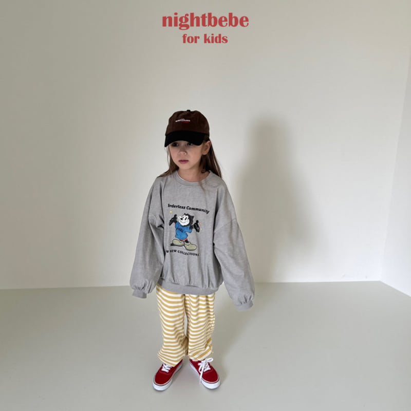 Night Bebe - Korean Children Fashion - #prettylittlegirls - Pigment Sweatshirt - 7