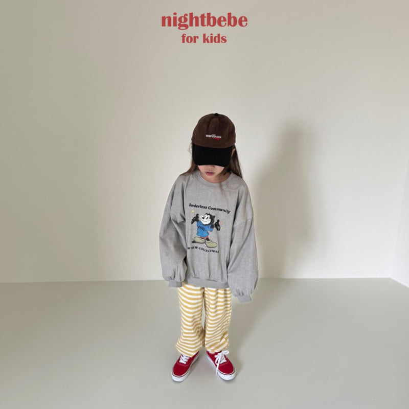 Night Bebe - Korean Children Fashion - #todddlerfashion - Pigment Sweatshirt - 8