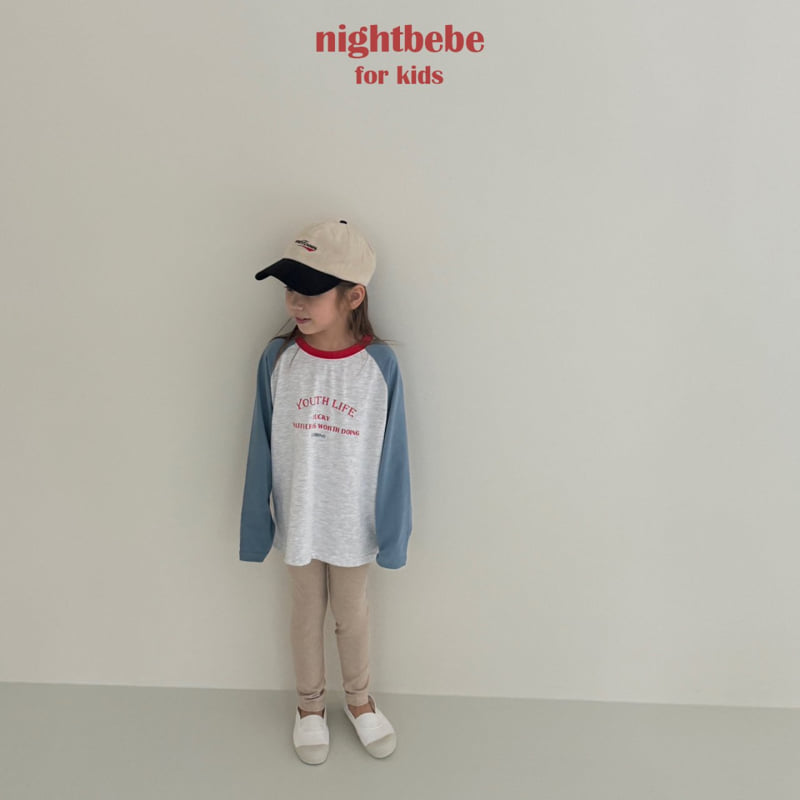 Night Bebe - Korean Children Fashion - #todddlerfashion - Lucky Raglan Tee - 6