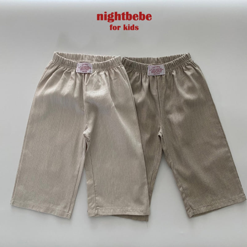 Night Bebe - Korean Children Fashion - #toddlerclothing - Bon Jour Stripe Jogger Pants