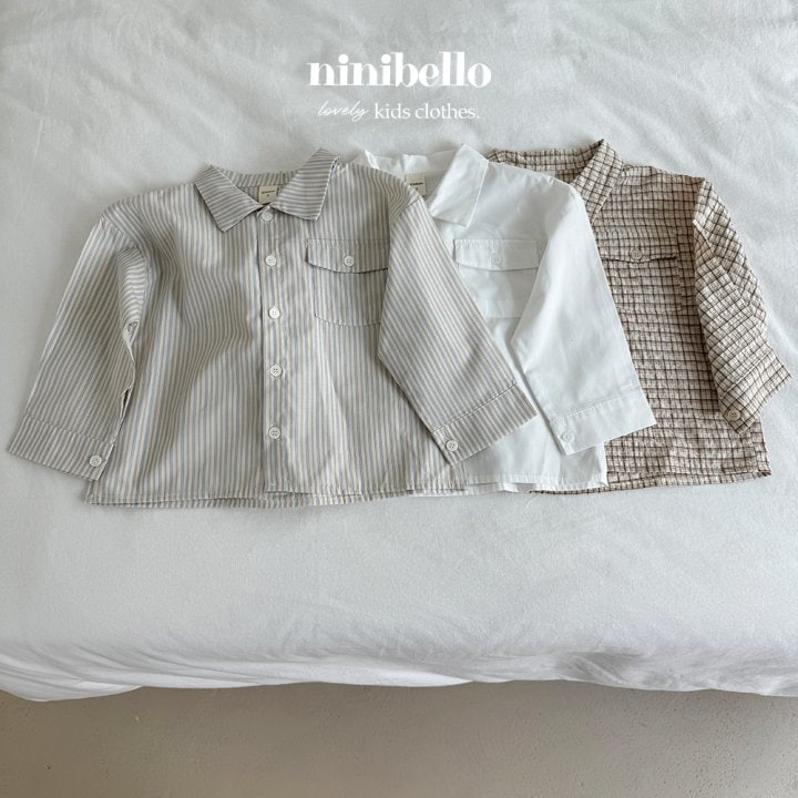 Ninibello - Korean Children Fashion - #Kfashion4kids - Maison Pocket Shirts - 12