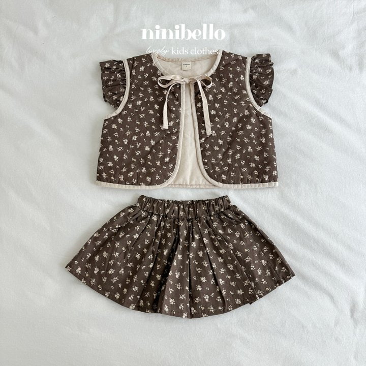 Ninibello - Korean Children Fashion - #Kfashion4kids - Laurant Flower Skirt Pants - 9