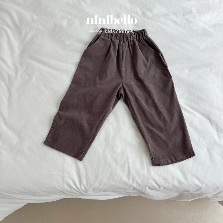 Ninibello - Korean Children Fashion - #Kfashion4kids - Mood Corduroy Slacks - 5