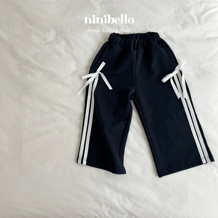 Ninibello - Korean Children Fashion - #Kfashion4kids - Lumi Ribbon Track Pants - 3