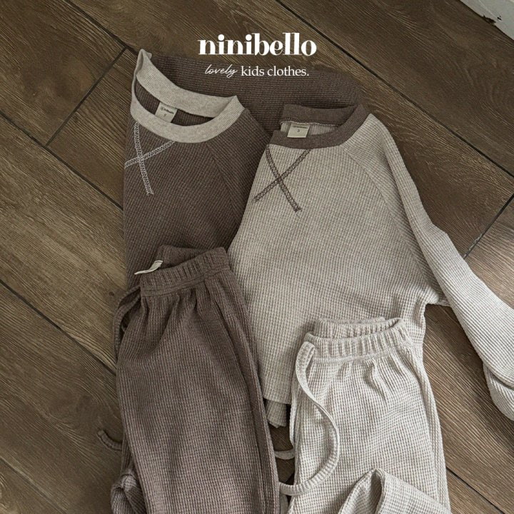 Ninibello - Korean Children Fashion - #Kfashion4kids - Damdam Waffle Pants - 9