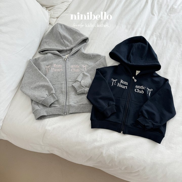 Ninibello - Korean Children Fashion - #Kfashion4kids - Lumi Ribbon Hood Zip-up - 9