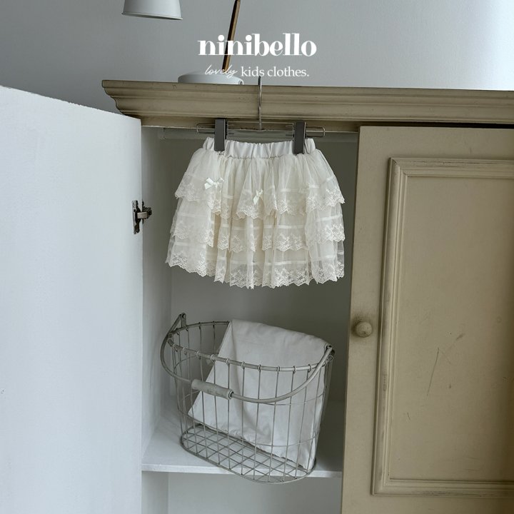 Ninibello - Korean Children Fashion - #childofig - Muse Lace Cha Skirt - 10