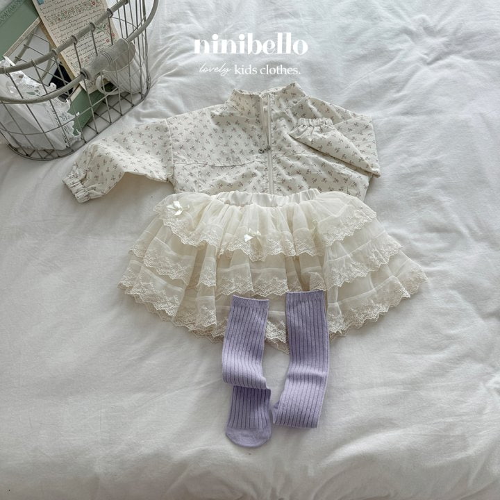 Ninibello - Korean Children Fashion - #childofig - Muse Lace Cha Skirt - 9