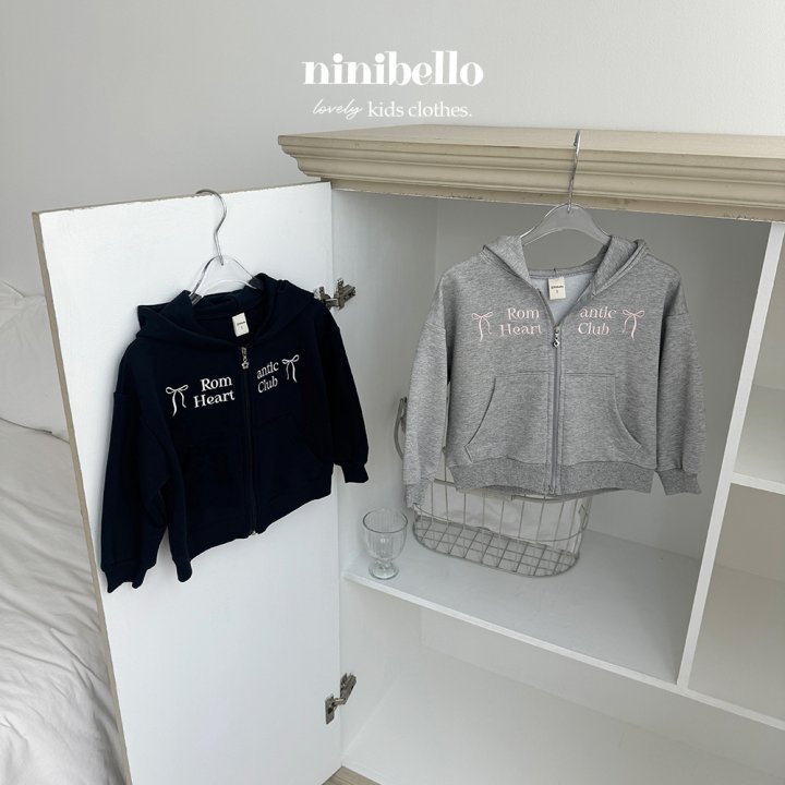 Ninibello - Korean Children Fashion - #childofig - Lumi Ribbon Hood Zip-up