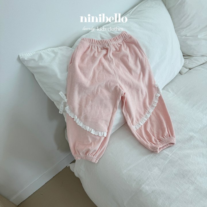 Ninibello - Korean Children Fashion - #childofig - Lace Terry Pants - 12