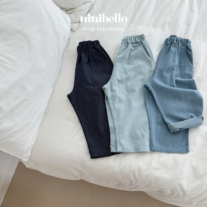 Ninibello - Korean Children Fashion - #childrensboutique - Mood Denim Slacks