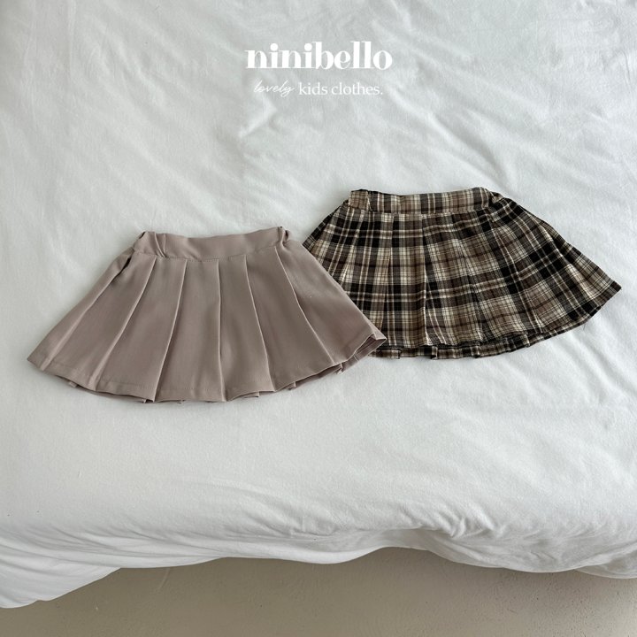 Ninibello - Korean Children Fashion - #childrensboutique - Autumn Pleats Skirt