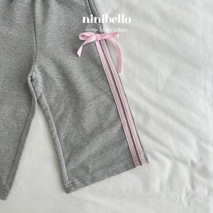 Ninibello - Korean Children Fashion - #designkidswear - Lumi Ribbon Track Pants - 11