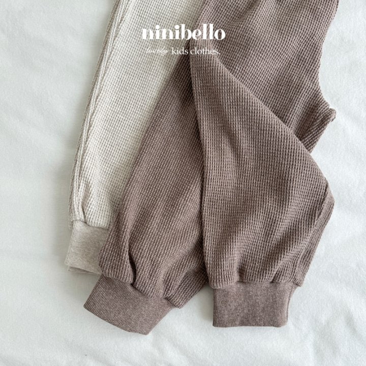 Ninibello - Korean Children Fashion - #designkidswear - Damdam Waffle Pants - 3