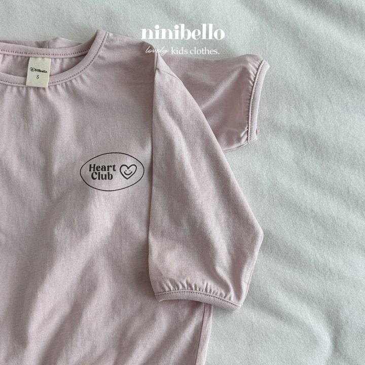 Ninibello - Korean Children Fashion - #designkidswear - Heart Club Tee - 9