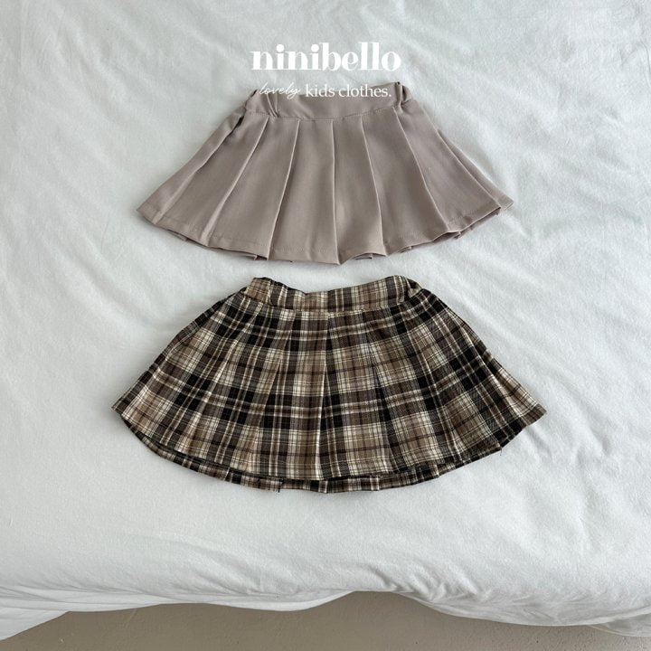 Ninibello - Korean Children Fashion - #designkidswear - Autumn Pleats Skirt - 2