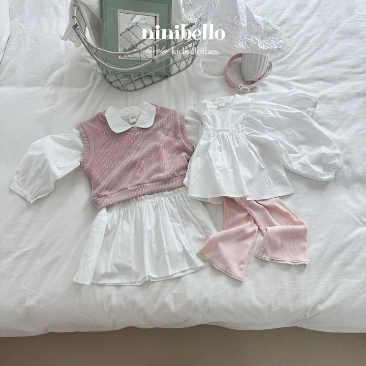 Ninibello - Korean Children Fashion - #designkidswear - Mellow Puff Blouse - 10