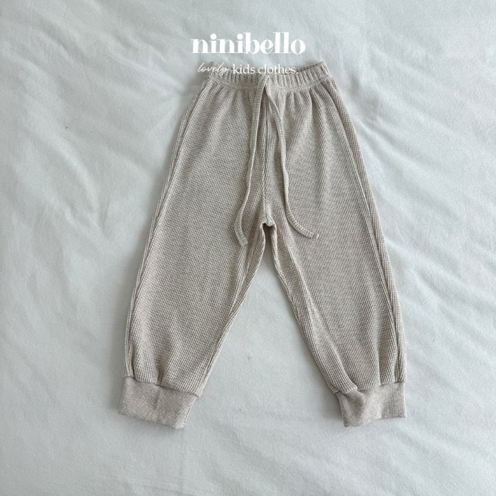 Ninibello - Korean Children Fashion - #designkidswear - Damdam Waffle Pants - 4