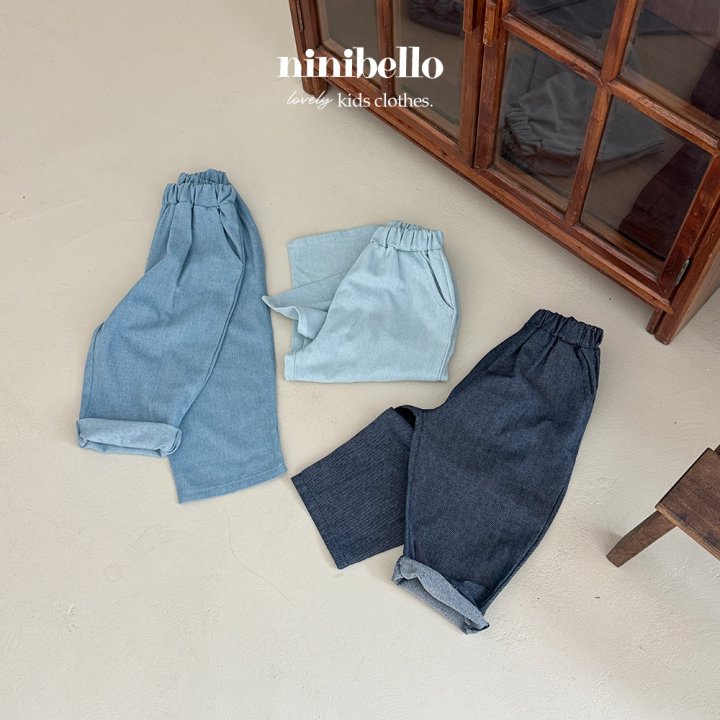 Ninibello - Korean Children Fashion - #discoveringself - Mood Denim Slacks - 3