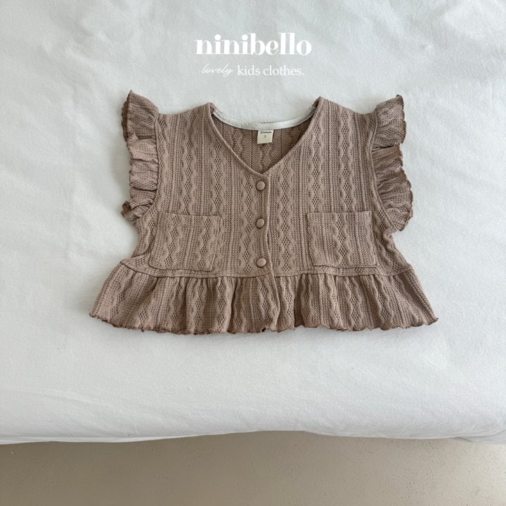 Ninibello - Korean Children Fashion - #discoveringself - Forest Knit Vest - 3