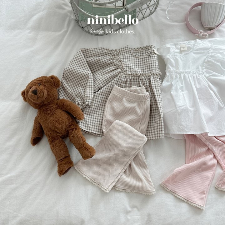 Ninibello - Korean Children Fashion - #discoveringself - Falling Lace Bootscut Pants - 12