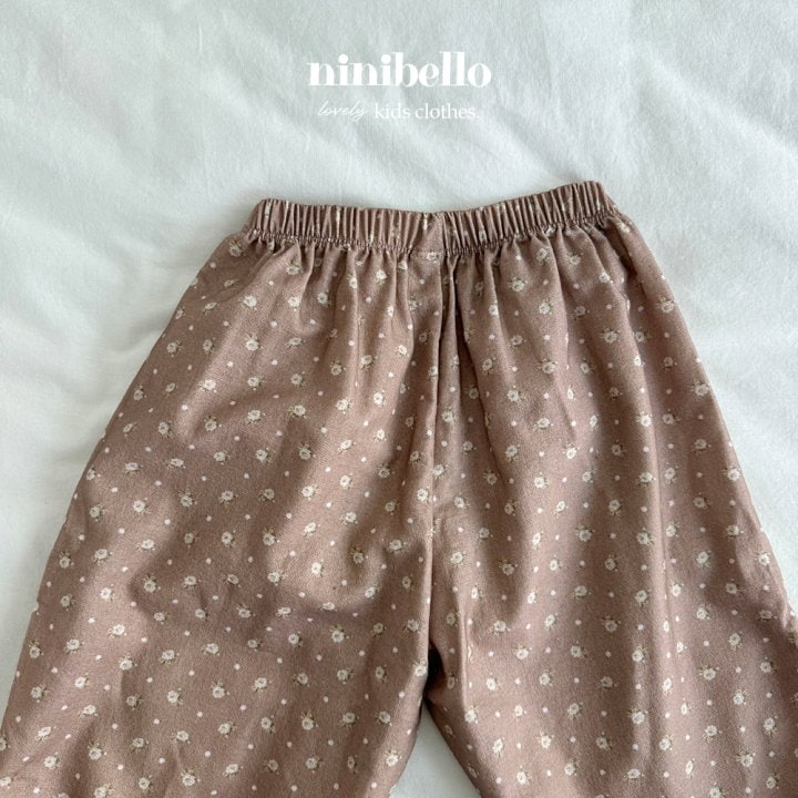 Ninibello - Korean Children Fashion - #discoveringself - Nini Flower Slacks - 11