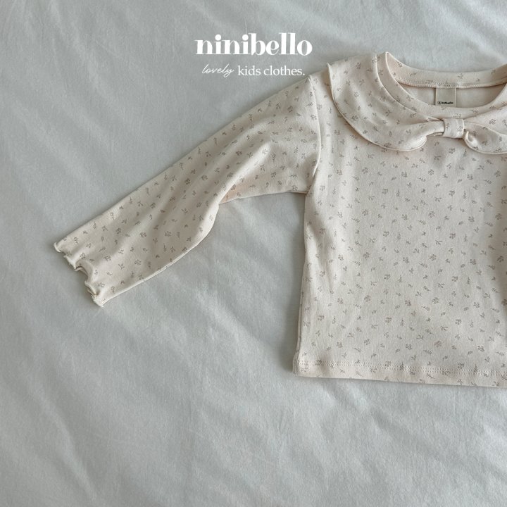 Ninibello - Korean Children Fashion - #discoveringself - Ribbon Collar Tee - 8