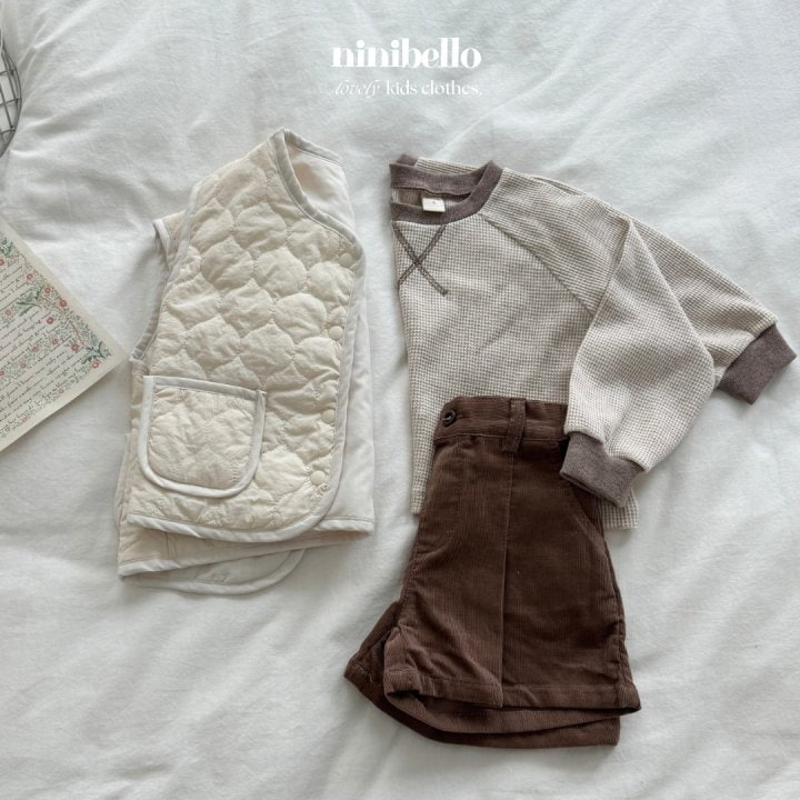 Ninibello - Korean Children Fashion - #discoveringself - Corduroy Half Pants - 7