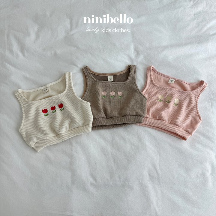 Ninibello - Korean Children Fashion - #fashionkids - Tulip Knit Bustier - 3