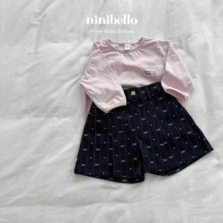 Ninibello - Korean Children Fashion - #fashionkids - Heart Club Tee - 11