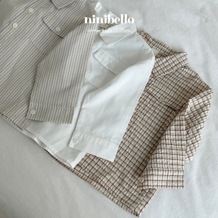 Ninibello - Korean Children Fashion - #kidsshorts - Maison Pocket Shirts - 9