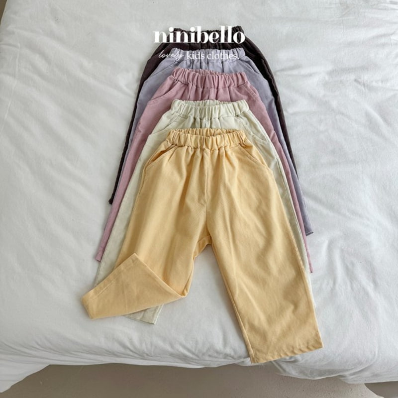 Ninibello - Korean Children Fashion - #kidsshorts - Mood Corduroy Slacks - 2