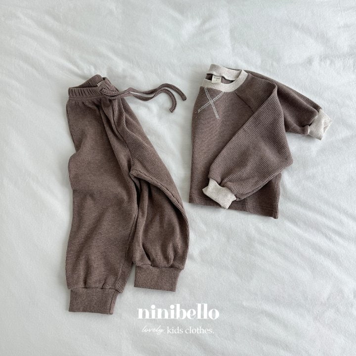 Ninibello - Korean Children Fashion - #kidsshorts - Damdam Waffle Pants - 6