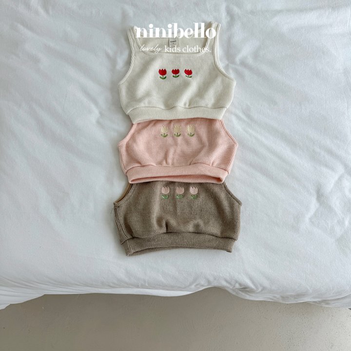 Ninibello - Korean Children Fashion - #fashionkids - Tulip Knit Bustier - 4