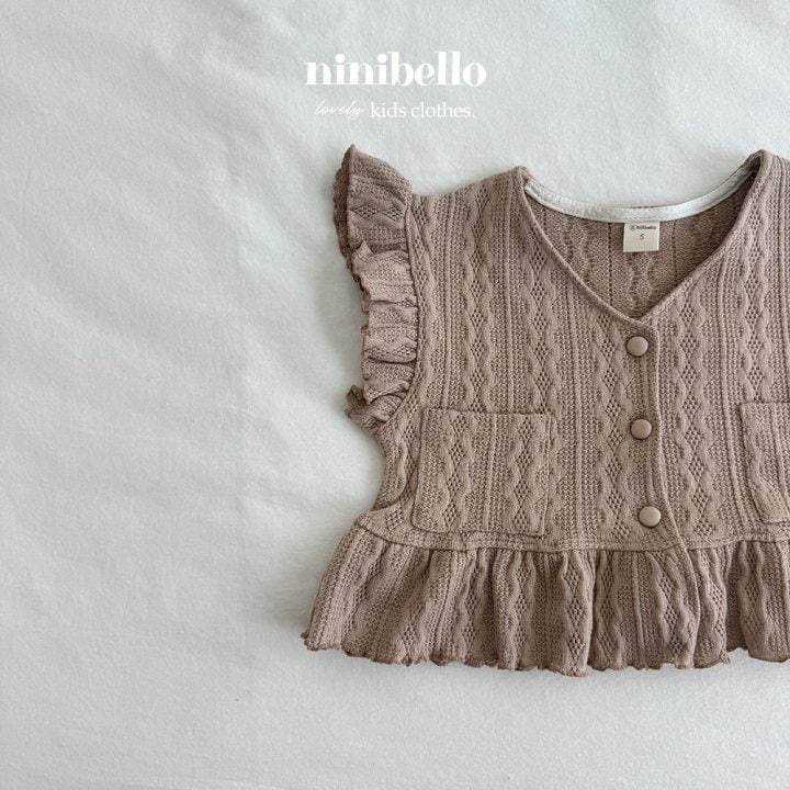 Ninibello - Korean Children Fashion - #kidsshorts - Forest Knit Vest - 5