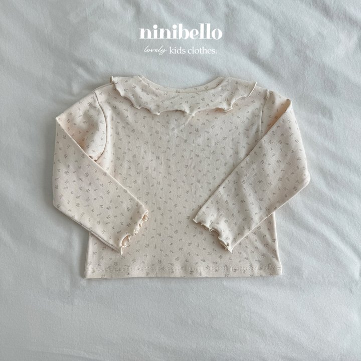 Ninibello - Korean Children Fashion - #kidsshorts - Ribbon Collar Tee - 10