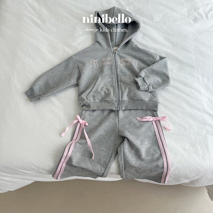 Ninibello - Korean Children Fashion - #kidsshorts - Lumi Ribbon Hood Zip-up - 6