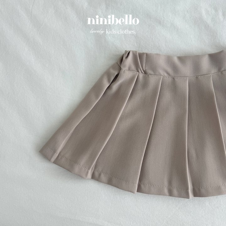 Ninibello - Korean Children Fashion - #kidsshorts - Autumn Pleats Skirt - 5