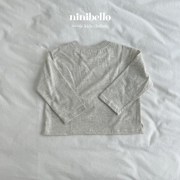 Ninibello - Korean Children Fashion - #kidsstore - Heart Pocket Tee - 6